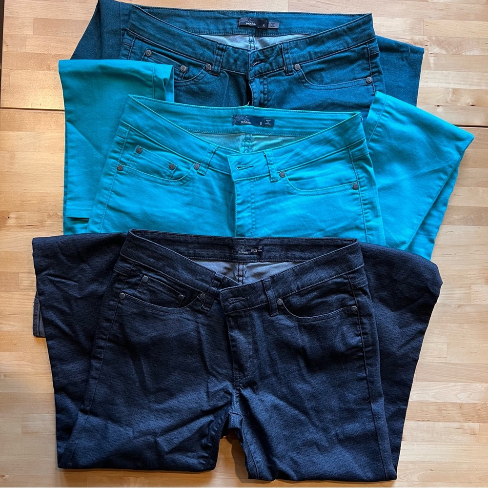 Prana Kara Jeans Size 6 lot of 3 pairs like new